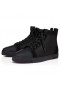 Christian Louboutin Louis High-Top Tenisky Patent Telecí Kůže Černé Christian Louboutin Boty