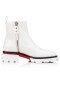 Christian Louboutin Muži Maxiboot Boty Telecí Kůže Bianco Christian Louboutin Boty