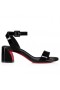 Christian Louboutin Slečna Sabina 55 Mm Strappy Sandály Patent Kožené Černé Boty Od Christiana Louboutina