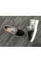 Christian Louboutin Pik Lodí Hroty Skluzu na Dámské boty Patent Kožené Černé Bílé
