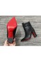 Christian Louboutin Praguoise Hroty Kotníkové Boty 100mm Telecí Kůže Černé