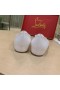 Christian Louboutin Hroty Anjalina Bytů Telecí Kůže Bílá Christian Louboutin Boty