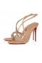 Christian Louboutin Tatooshka Hroty 100 Mm Strappy Sandály Červenat Christian Louboutin Boty