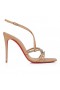 Christian Louboutin Tatooshka Hroty 100 Mm Strappy Sandály Červenat Christian Louboutin Boty