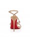 Christian Louboutin Tatooshka Hroty 100 Mm Strappy Sandály Červenat Christian Louboutin Boty