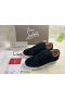 Christian Louboutin Vieira 2 Tenisky Ženy Veau Velur Černé Boty CL
