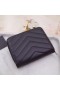 Saint Laurent Kompaktní Zip Kolem Peněženka Noir Kůže Saint Laurent Peněženky