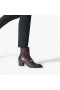 Christian Louboutin Boot Mayerswing Tmavě Hnědá/stříbrná Tele
