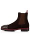 Christian Louboutin Boot Meloun Hroty Tmavě Hnědé Tele