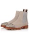 Christian Louboutin Boot Meloun Hroty Sasso/stříbrná Tele