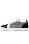 Christian Louboutin Low-top Louis Junior Orlato Verze Šedé Sametové Tenisky