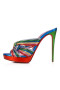 Christian Louboutin Platformy Multitaski Alta 120 mm Multi/lin Confettis Kůže