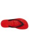 Christian Louboutin Červené/Černé/loubi Gumové Flip Flop