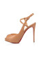 Christian Louboutin Sandály Jenlove 120 mm Nahé Dítě