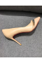 Christian Louboutin 17th Floor 85mm Pumps Leather And PVC Nude