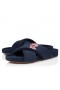 Christian Louboutin Bizzu Mules Sponge Cotton Marine