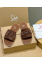 Christian Louboutin Chambelimule Mules Suede Calf Leather Terra