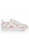 Christian Louboutin Louise Junior Spikes Sneakers Gaagal Coated Canvas Leche