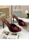 Christian Louboutin Me Dolly 100mm Mules Nappa Leather Chocolate