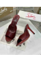 Christian Louboutin Me Dolly 100mm Mules Nappa Leather Chocolate