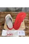 Christian Louboutin Men Flip Flop Sandals Rubber Gray