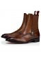Christian Louboutin Sartosea Low Boots Patinated Calf Leather Havane