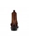 Christian Louboutin Sartosea Low Boots Patinated Calf Leather Havane