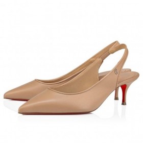 Christian Louboutin Sportovnà Kate ZávÄs 55 Mm ZávÄs Äerpadla Nappa Kůže Äervenat