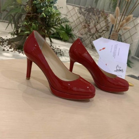 Christian Louboutin Nový Jednoduchý Äerpadla 85mm Patent Kožené Äervené Christian Louboutin