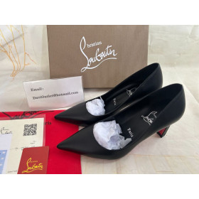 Christian Louboutin Condora 85 Mm Čerpadla Kožené Černé Boty Od Christiana Louboutina