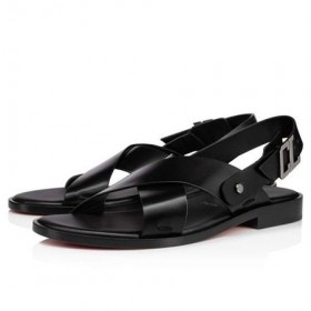 Christian Louboutin Farniento Balck Tele Sandál