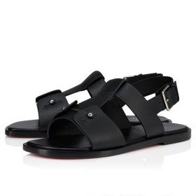 Christian Louboutin Chambeliss Sandal Sandals Calf Leather Black