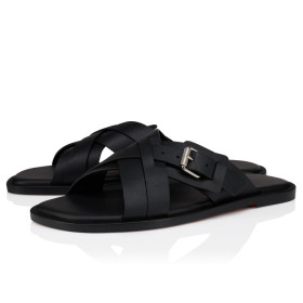 Christian Louboutin Emircross Mules Calf Leather Black