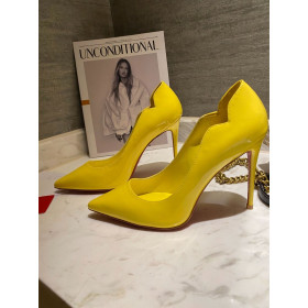 Christian Louboutin Pumps Hot Chick 100 mm Patent Leather Yellow