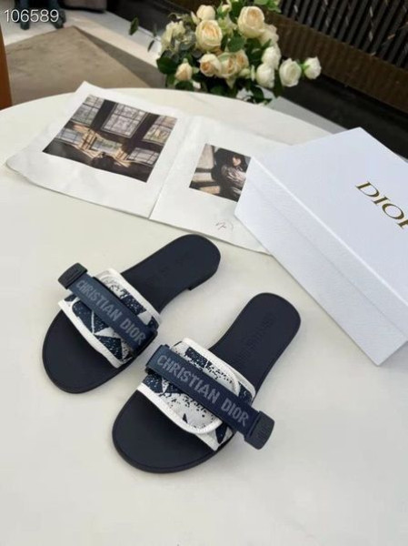 Dior(r)evolution Slide Blå Trykt Teknisk Stof