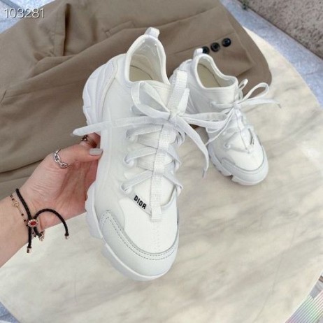 Dior D Forbinde Sneaker Hvid Tekniske Stof