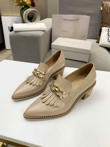 Jimmy Choo Sko 50mm JC Emblem Khaki