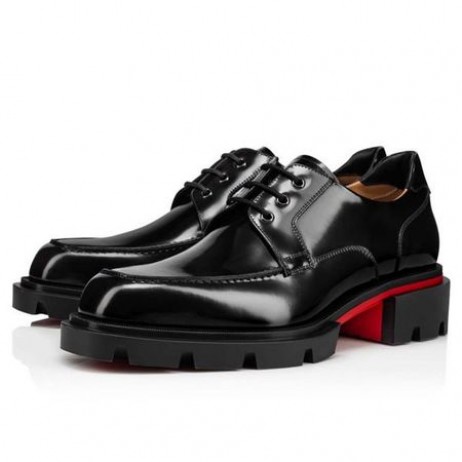 Christian Louboutin Derby Vores Georges Sort Kalv