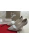Christian Louboutin Apostropha Mesh Strass Pumper 80 mm Beige