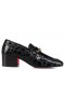 Christian Louboutin 50 Mm Loafers Alligator Præget Kalv Læder Sort