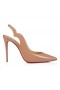 Christian Louboutin Hot Chick Slynge 100 Mm Slynge Tilbage Pumps Patent Læder Blush