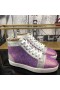 Christian Louboutin Louis Strass Fladskærms High-top Sneakers Rhinestone Dekorationer Multi