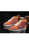 Christian Louboutin Louis Strass High-Top Sneakers Veau Velous og Strass Orange Hvid