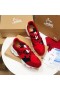 Christian Louboutin Red Runner Fladskærms Sneakers Rød Neopren