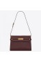 Saint Laurent Manhattan Baguette Taske I Bordeaux Læder
