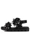 Christian Louboutin Sort/sort Patent Læder Sandal