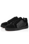 Christian Louboutin Louis Junior Pigge Sneakers Sort Ruskind