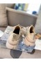 Dior-D-tilslutning Nude Sneakers Teknisk Stof