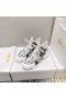 Dior-D-tilslutning Sneakers Teknisk Stof Hvid Sort
