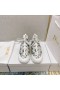 Dior-D-tilslutning Sneakers Teknisk Stof Hvid Sort